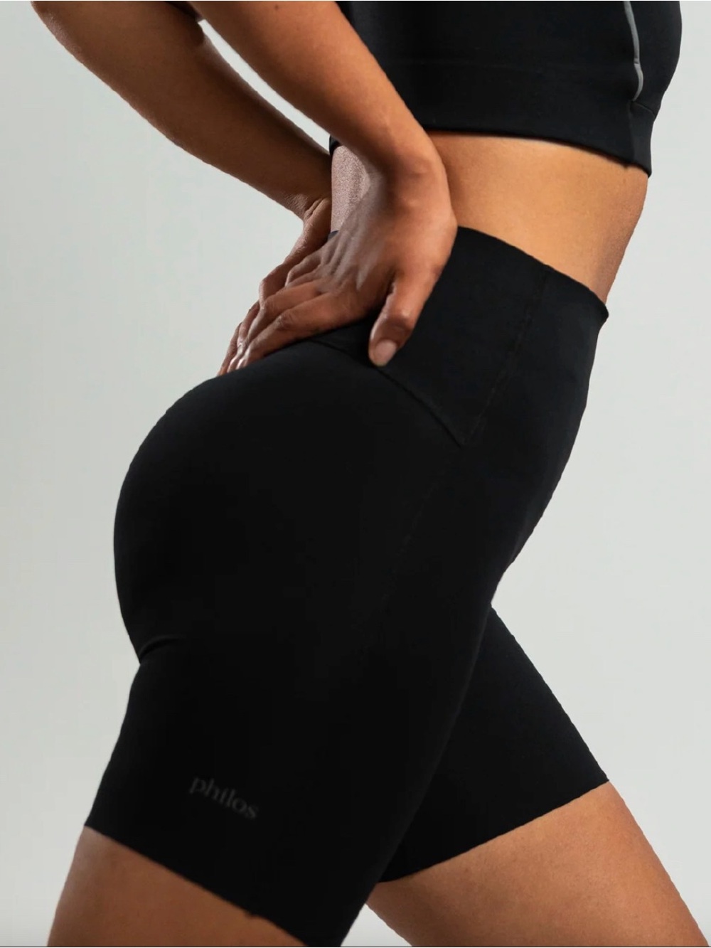 Philos Running Bike Shorts Black